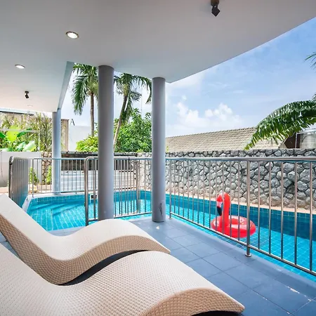 Patong Villa3 四卧海景泳池别墅 近班赞海鲜市场 中英泰三语服务 Exterior photo