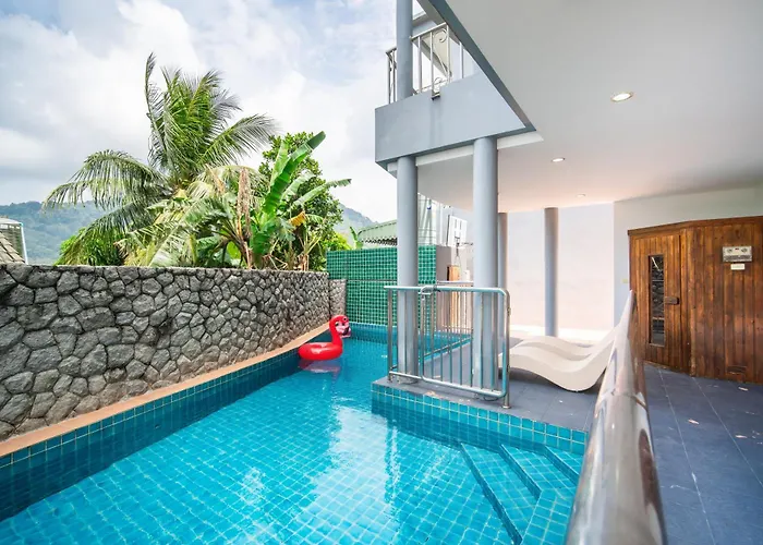 Patong Villa3 四卧海景泳池别墅 近班赞海鲜市场 中英泰三语服务